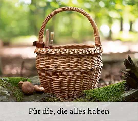 Fur die die alles haben Pilzkorb